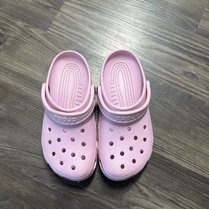 Pink Crocs